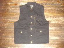 Black Denim Riding Vest