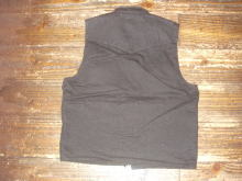 Black Denim Riding Vest