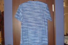 FR�@IndigoBorderPoketT-Shirt