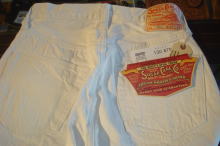 White�@Denim�@Pants