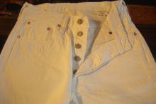 White�@Denim�@Pants
